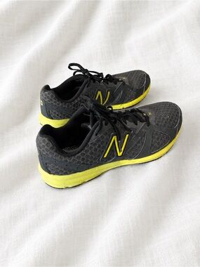 New Balance Black and Yellow Men's Running Shoes